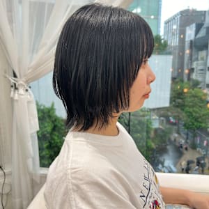 ボブから軽めボブにしたい方☆ウルフボブ