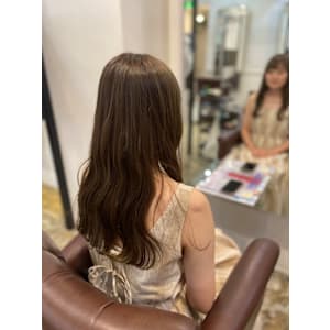 マットなアッシュ　ロング版