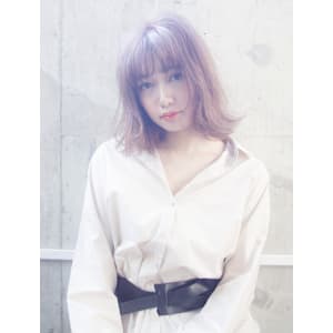 ボブディ 無造作カール デザインカラー スタイル