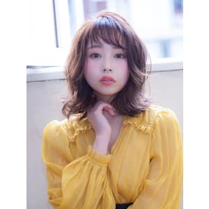 イルミナカラー×ヘルシレイヤー×外ハネミディ