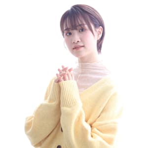 小顔効果＊丸みショートボブ