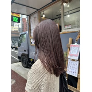 ピンクブラウンカラー