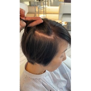 アフター → ビフォア　右にスワイプ【白髪染め/脱白髪染め】 - 自由が丘YUAN【ジユウガオカユアン】掲載中