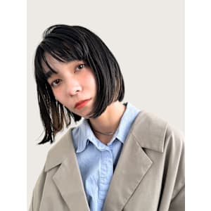 [金沢駅/ブリーチなしダブルカラー/ボブ/ショートボブ]