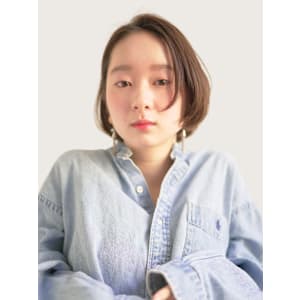 [金沢駅/ブリーチなしダブルカラー/ボブ/ショートボブ]