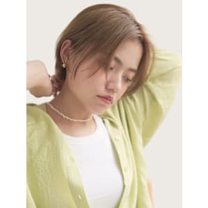 [金沢駅/ブリーチなしダブルカラー/ボブ/ショートボブ]