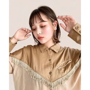 [金沢駅/ブリーチなしダブルカラー/ボブ/ショートボブ]