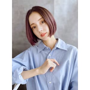 20代30代40代　ミセスツヤ髪イメチェン大人ボブ