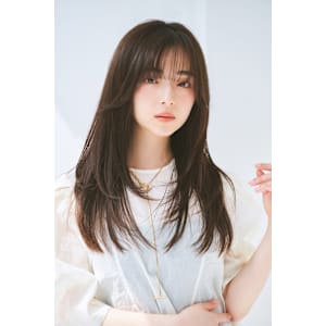 艶髪ロングローレイヤーストレート