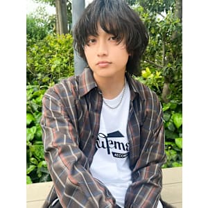 メンズマッシュウルフ