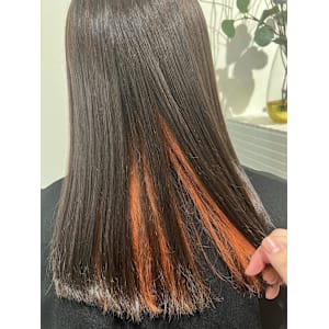 インナーカラー/オレンジ