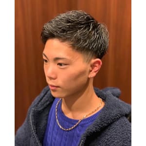 ツーブロックショート