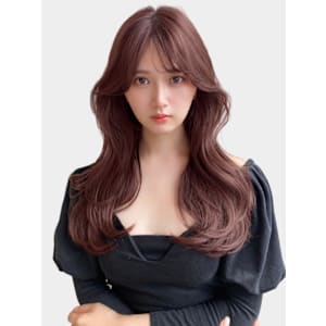 韓国ヘア似合わせレイヤーカット前髪顔周りカット大人美人