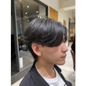 毛流れセンターパート