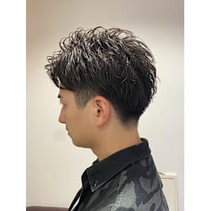 ツーブロックショート