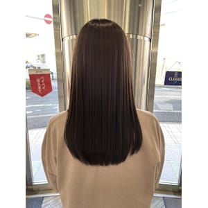 暗めベージュブラウン＋髪質改善