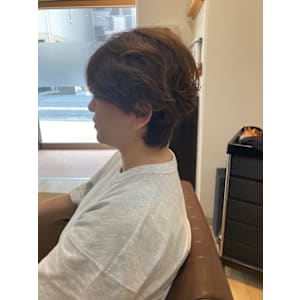 お客様髪質改善データ1371（毛流れパーマ）