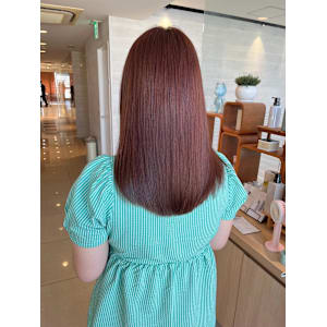 艶カラー/ピンクベージュ/20代30代/西原晃