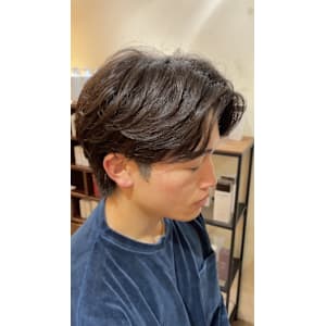 毛流れセンターパート