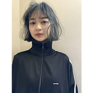 【arrange bob】コテ巻きアレンジ_ミニボブ_ケアブ