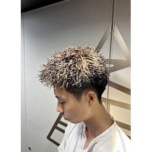 【今流行りのスパイキーショート】ツイストパーマ/メンズヘア - Men's salon RISE TOKYO 渋谷店【メンズサロンライズトーキョーシブヤテン】掲載中