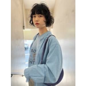 【curly bob】レイヤーボブ_ウェーブパーマ