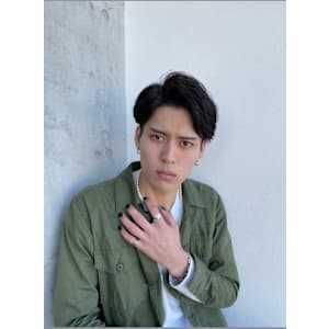 アップバング/メンズヘア