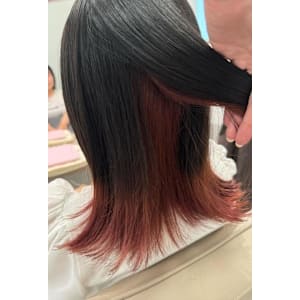 インナー、裾カラー