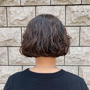 ボブヘア×パーマ