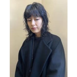 ミディアムウルフパーマ