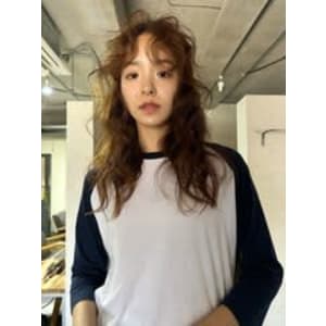 【wave perm】ロングパーマ_コテ巻き風パーマ