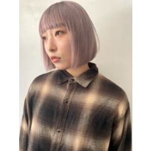 【pink pearl】ワイドバング_ピンクラベンダー