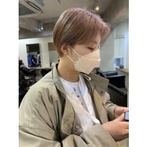 暖色系ベージュカラー/ハンサムショート