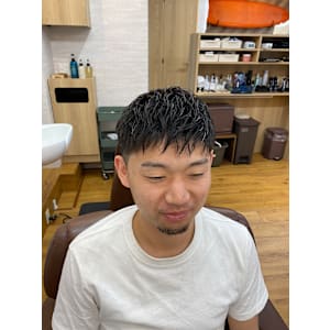 ベリーショート　ダウンバング