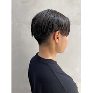 メンズカット/センターパート/ニュアンスパーマ