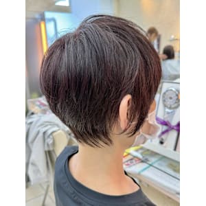 【ショートボブ×襟足スッキリ】