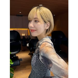 ショート/マッシュショート/ニュアンスパーマ/ハイトーン[原