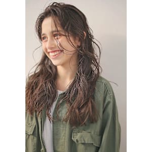 クセ感パーマ/ロングスタイル