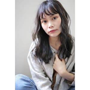 くせ毛風パーマ／バングパーマ