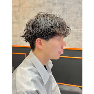 【立川】シャドウパーマ×マッシュ【メンズカット】