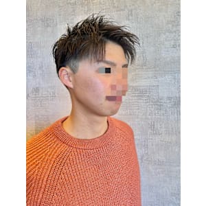 【立川】アップバングショート【メンズカット】