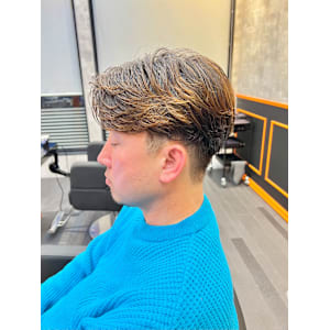 【立川】センターパート×ニュアンスパーマ【メンズカット】