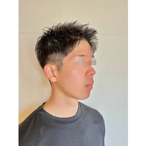 【立川】アップバングショート【メンズカット】