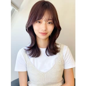 【艶感★シースルーバング】韓国ヘア20代30代ウェーブ巻き髪