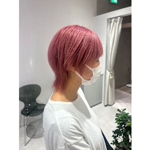 ペールピンク ダブルカラー 成増地下鉄成増