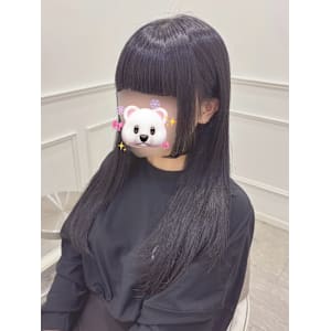 重ためぱっつん前髪×太め姫カット＊まゆ