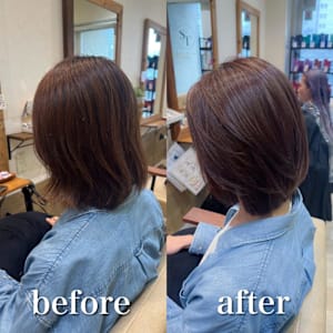 白髪ぼかし　脱白髪染め　【藤沢　藤沢駅】