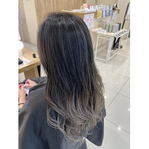 ハイライトグレージュカラー　（千田）