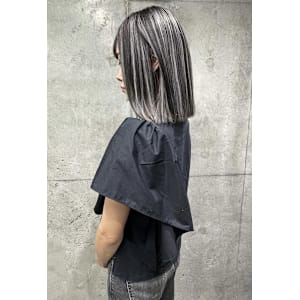 ★スクエアBobに映えるコントラストハイライト★