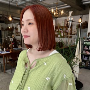 暖色カラー×ボブ　nao